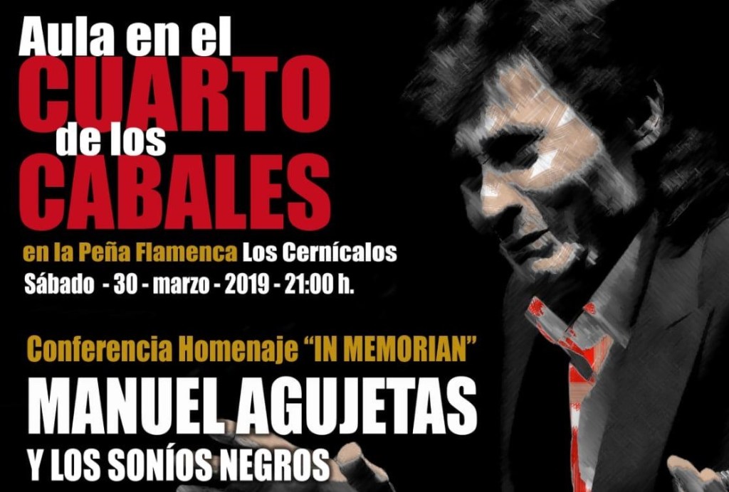 Programa.- La Peña Los Cernícalos rinde el primer homenaje en Jerez a Manuel Agujetas