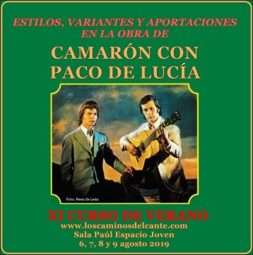 Portada Curso Camaron Paco 2019
