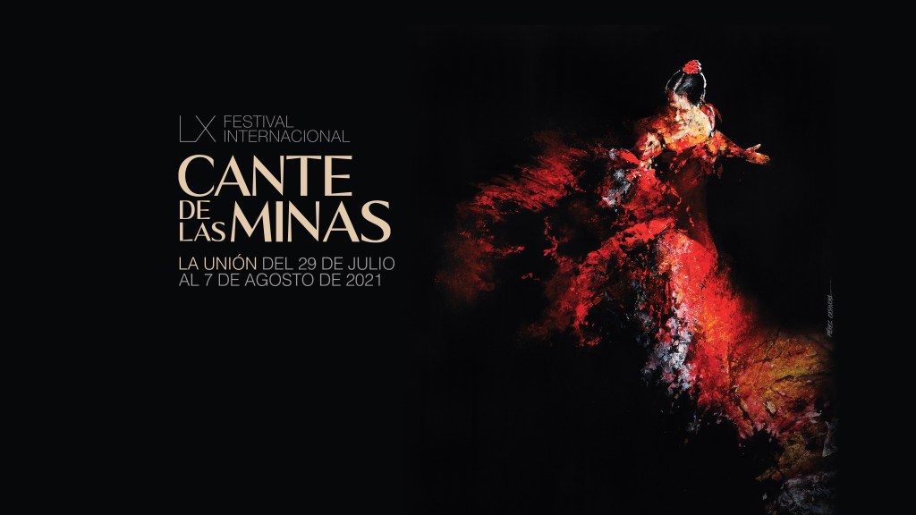 Cartel anunciador del LX Festival Internacional del Cante de las&nbsp;Minas