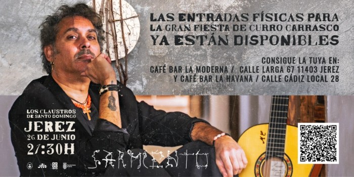 ¡Ya está aquí la Gran Fiesta de Curro Carrasco! Consigue tus&nbsp;entradas
