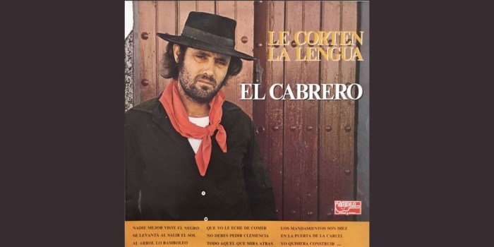 Nueva sesión del Club del Vinilo Expoflamenco dedicada a El&nbsp;Cabrero